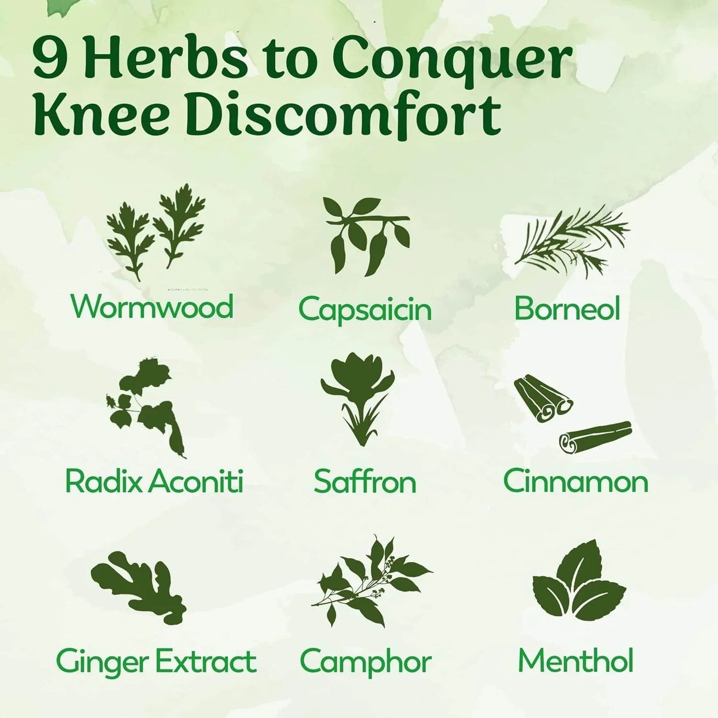 HerbPatch™ Knee Plaster Sticker Wormwood Extract Joint Ache Pain Relieving Pack Of (10) BUY 1 GET 1 FREE