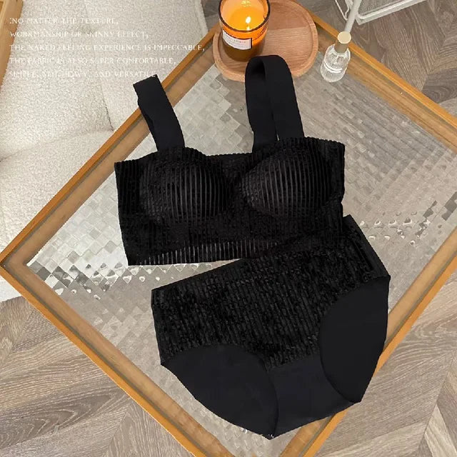 Wireless Seamless Bra and Panty Women's Lingerie Set (Pack of 4)