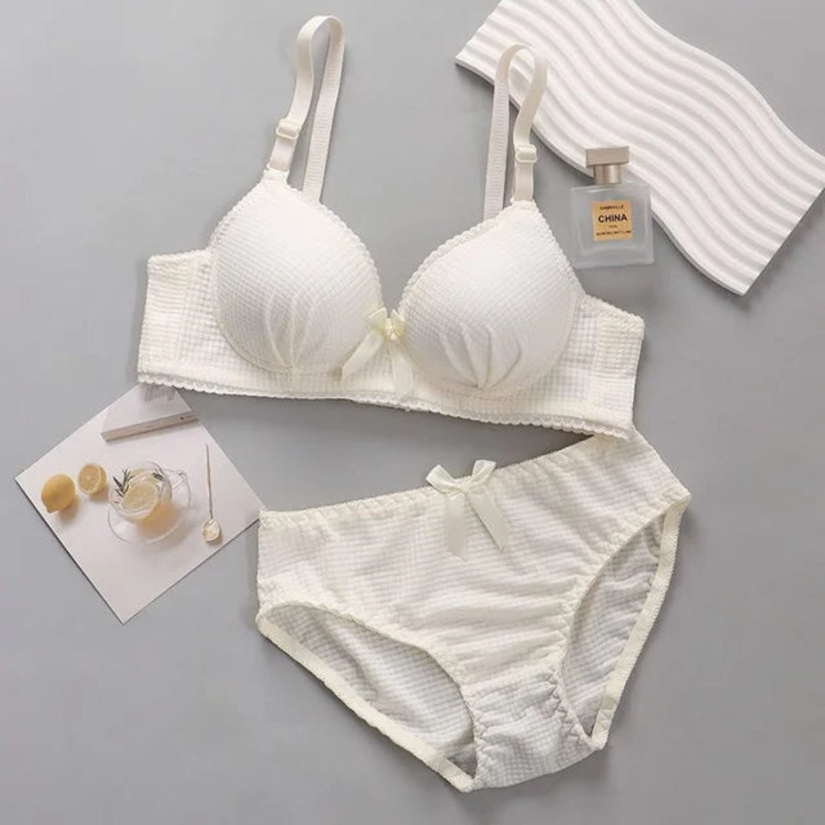 Women's Full Comfortable Bra Panty Set - Combo Lingerie Set (Pack of 5)