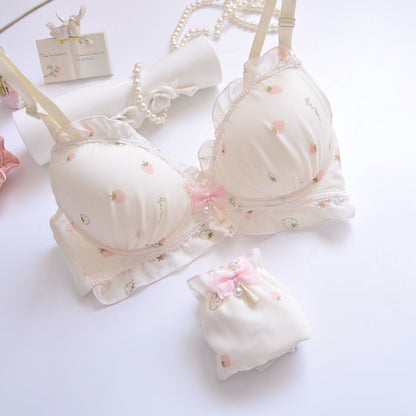Wireless Seamless Bra and Panty Women's Lingerie Set (Pack of 4)