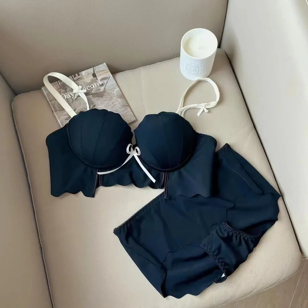 Wireless Seamless Bra and Panty Women's Lingerie Set (Pack of 4)