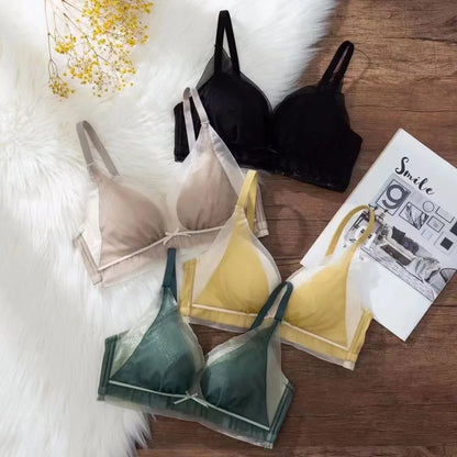 Wireless Seamless Bra and Panty Women's Lingerie Set (Pack of 4)