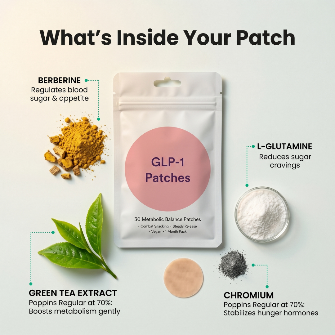 HerbPatch™ GLP-1 Leanpatch - Support Appetite Control & Weight Loss (Buy 1 Get 1 Free)