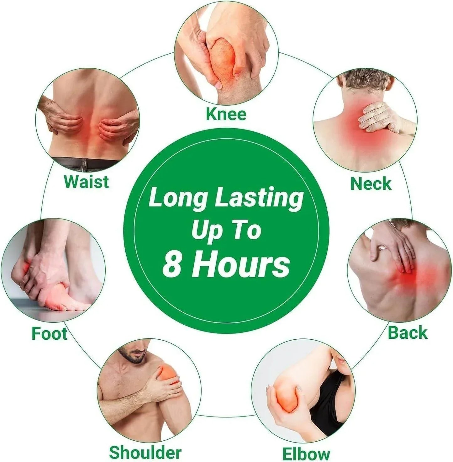 HerbPatch™ Knee Plaster Sticker Wormwood Extract Joint Ache Pain Relieving Pack Of (10) BUY 1 GET 1 FREE