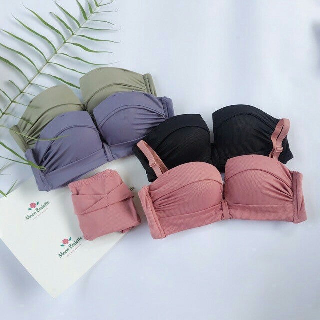Wireless Seamless Bra and Panty Women's Lingerie Set (Pack of 4)