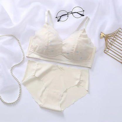 Wireless Seamless Bra and Panty Women's Lingerie Set (Pack of 4)