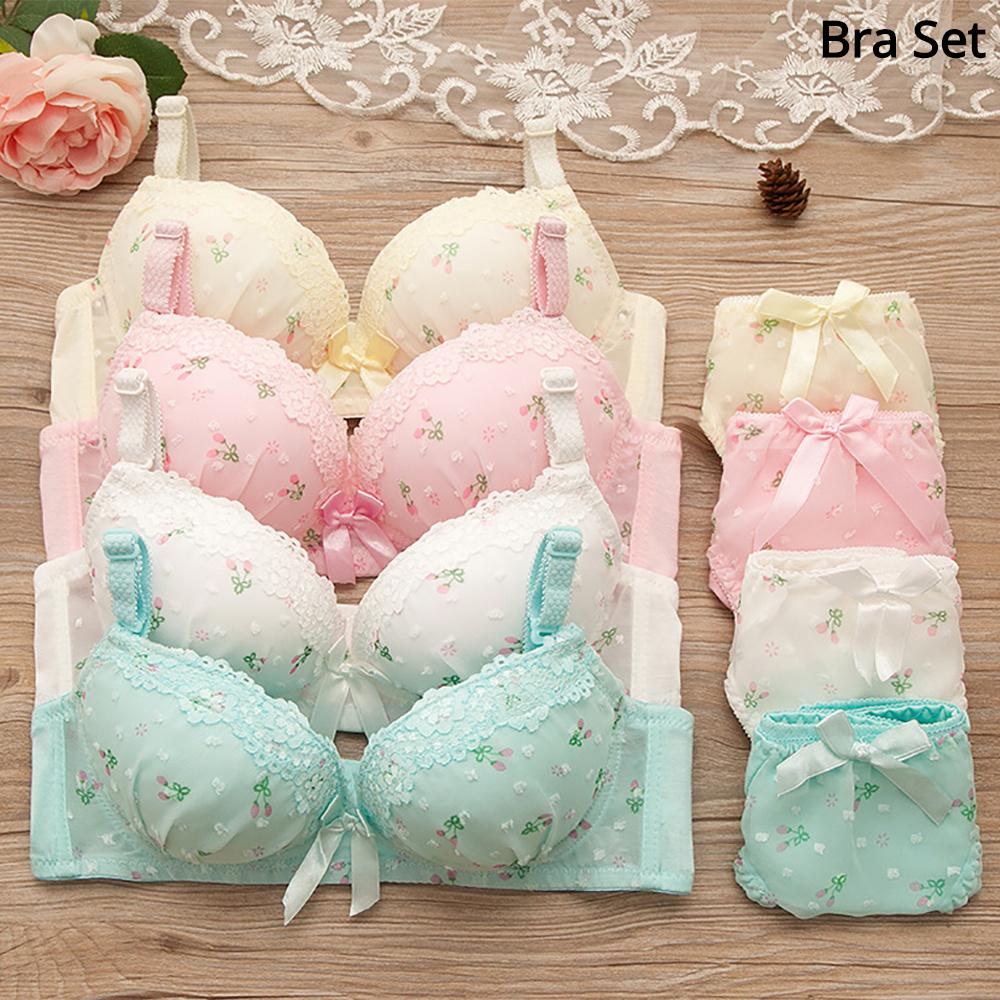 Wireless Seamless Bra and Panty Women's Lingerie Set (Pack of 4)