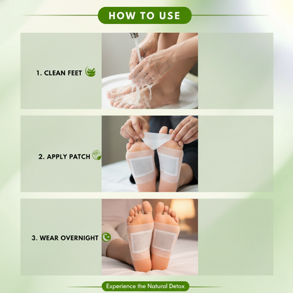 HerbPatch™ | Giloy Herbal Detox Foot Patches (Pack 60) BUY 1 GET 1 FREE