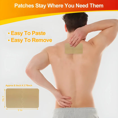 HerbPatch™ Cooling & Warming Patches (Pack of 50) – For Back, Shoulder & Joint Areas