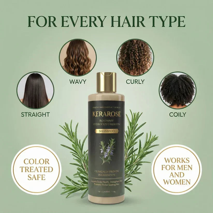 Kerarose Rosemary Shampoo For Hair Growth (Buy 1 Get 1 Free 🔥🔥)