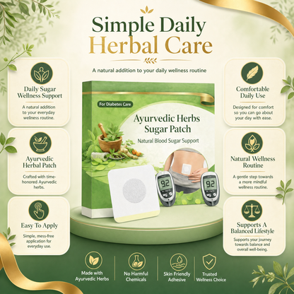 HerbPatch™ - Ayurvedic Herbs Sugar Control Patch (Pack 60) Buy 1 Get 1 free