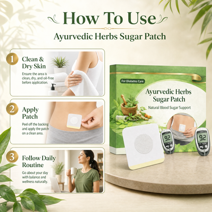 HerbPatch™ - Ayurvedic Herbs Sugar Control Patch (Pack 60) Buy 1 Get 1 free