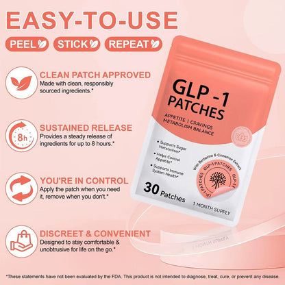 HerbPatch™ GLP-1 Leanpatch - Support Appetite Control & Weight Loss (Buy 1 Get 1 Free)