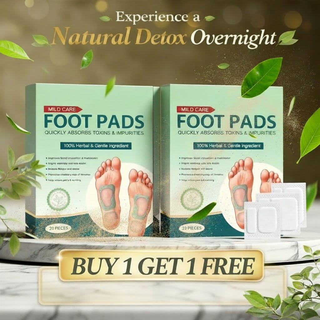 NutriLife™ | Premium Detox Foot Patches (Pack of 60) BUY 1 GET 1 FREE