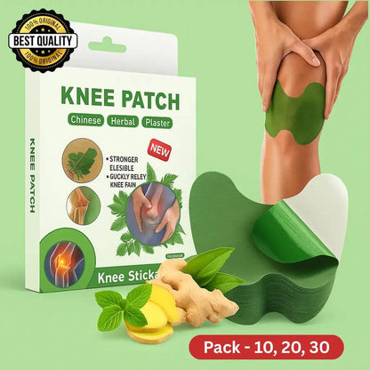 HerbPatch™ Knee Plaster Sticker Wormwood Extract Joint Ache Pain Relieving Pack Of (10) BUY 1 GET 1 FREE